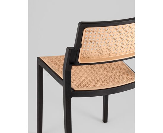 Стул пластиковый Milto черный, изображение 7 | Интернет магазин мебели и декора LifeDekor