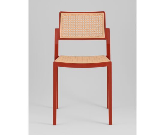 Стул пластиковый Milto красный, изображение 3 | Интернет магазин мебели и декора LifeDekor