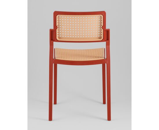 Стул пластиковый Milto красный, изображение 5 | Интернет магазин мебели и декора LifeDekor