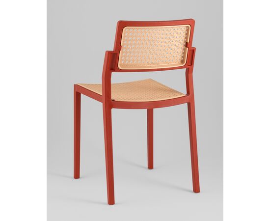 Стул пластиковый Milto красный, изображение 6 | Интернет магазин мебели и декора LifeDekor