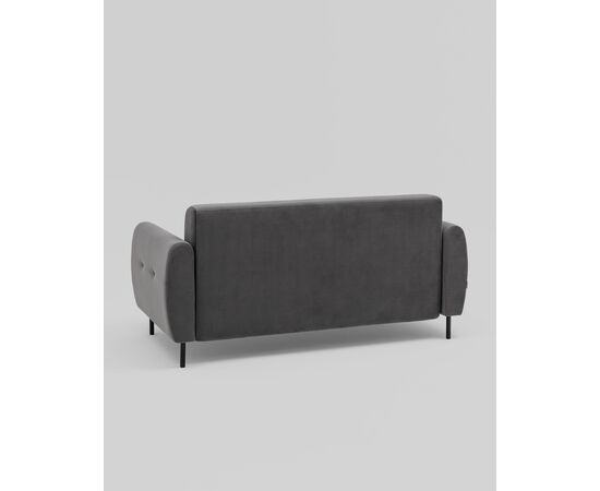 Диван-кровать прямой Барнаби велюр светло-серый, изображение 4 | Интернет магазин мебели и декора LifeDekor