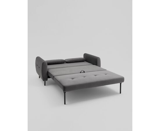 Диван-кровать прямой Барнаби велюр светло-серый, изображение 5 | Интернет магазин мебели и декора LifeDekor