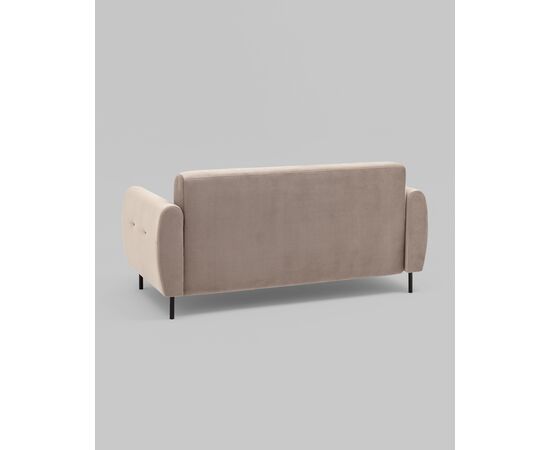 Диван-кровать прямой Барнаби велюр серый, изображение 6 | Интернет магазин мебели и декора LifeDekor