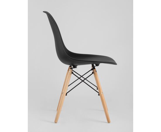 Стул Eames Style DSW черный (разборный каркас), изображение 7 | Интернет магазин мебели и декора LifeDekor