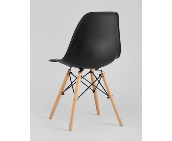 Стул Eames Style DSW черный (разборный каркас), изображение 9 | Интернет магазин мебели и декора LifeDekor