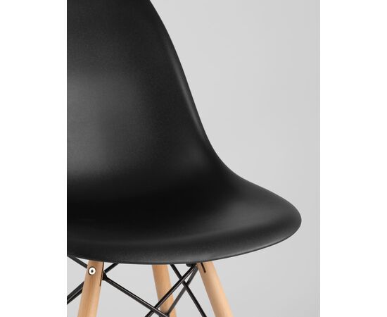 Стул Eames Style DSW черный (разборный каркас), изображение 11 | Интернет магазин мебели и декора LifeDekor