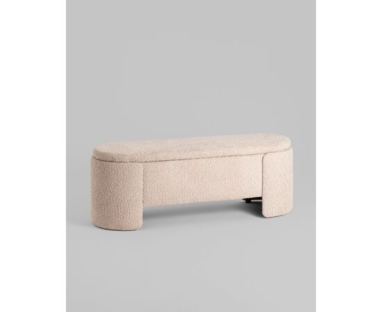 Банкетка Taks с местом для хранения букле капучино, изображение 2 | Интернет магазин мебели и декора LifeDekor