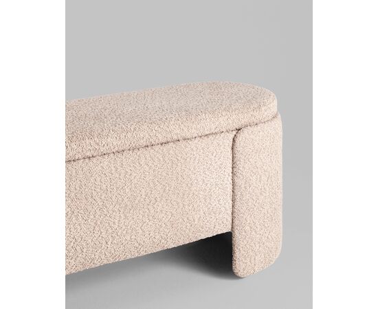 Банкетка Taks с местом для хранения букле капучино, изображение 6 | Интернет магазин мебели и декора LifeDekor