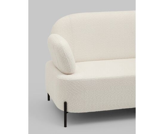 Диван Кэнди ткань букле белый, изображение 8 | Интернет магазин мебели и декора LifeDekor