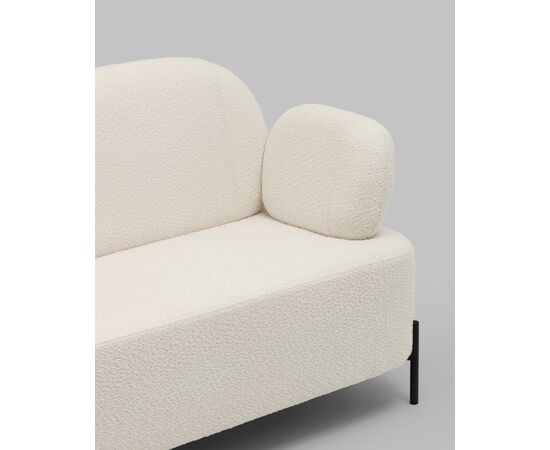 Диван Кэнди ткань букле белый, изображение 9 | Интернет магазин мебели и декора LifeDekor