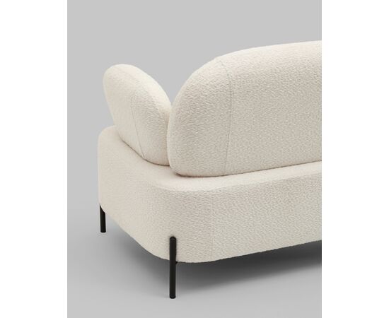 Диван Кэнди ткань букле белый, изображение 10 | Интернет магазин мебели и декора LifeDekor