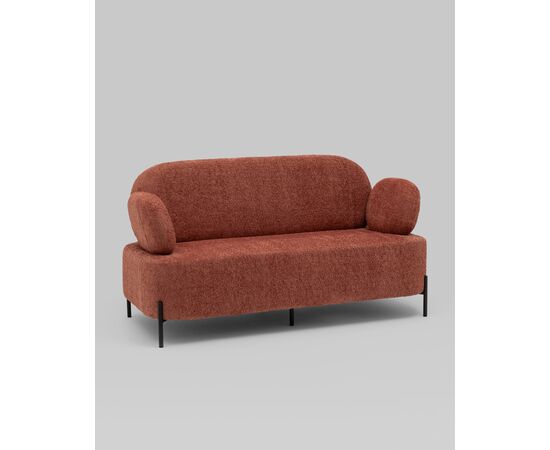 Диван Кэнди ткань букле коралловый, изображение 2 | Интернет магазин мебели и декора LifeDekor