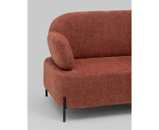 Диван Кэнди ткань букле коралловый, изображение 8 | Интернет магазин мебели и декора LifeDekor