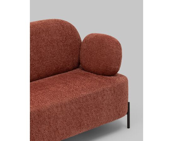 Диван Кэнди ткань букле коралловый, изображение 9 | Интернет магазин мебели и декора LifeDekor