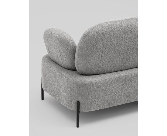 Диван Кэнди ткань букле светло-серый, изображение 8 | Интернет магазин мебели и декора LifeDekor