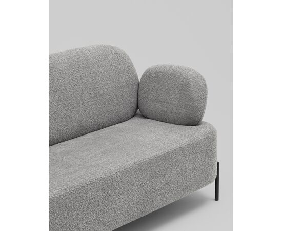 Диван Кэнди ткань букле светло-серый, изображение 7 | Интернет магазин мебели и декора LifeDekor