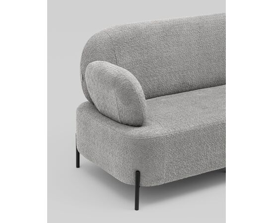 Диван Кэнди ткань букле светло-серый, изображение 6 | Интернет магазин мебели и декора LifeDekor