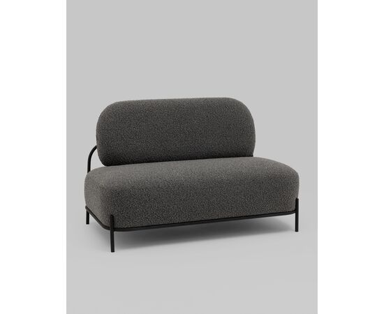 Диван Стоун new ткань букле тёмно-серый, изображение 2 | Интернет магазин мебели и декора LifeDekor