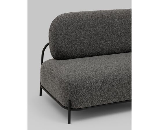 Диван Стоун new ткань букле тёмно-серый, изображение 8 | Интернет магазин мебели и декора LifeDekor