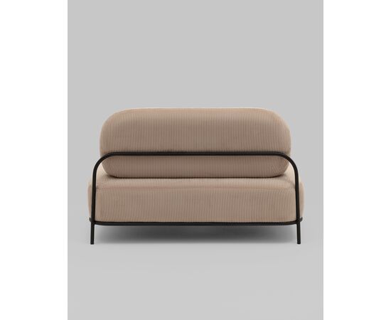 Диван Стоун велюр рельефный бежевый, изображение 4 | Интернет магазин мебели и декора LifeDekor