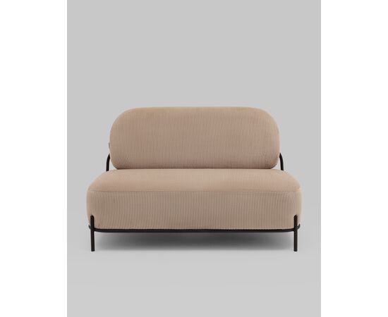 Диван Стоун велюр рельефный бежевый, изображение 3 | Интернет магазин мебели и декора LifeDekor