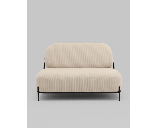 Диван Стоун велюр рельефный молочный, изображение 5 | Интернет магазин мебели и декора LifeDekor