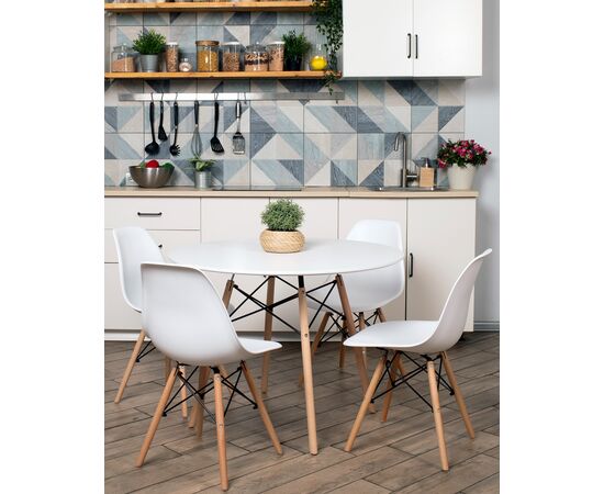 Стул Eames Style DSW белый (разборный каркас), изображение 7 | Интернет магазин мебели и декора LifeDekor