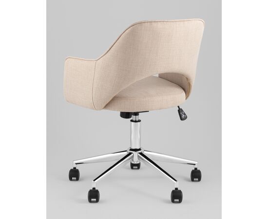 Кресло офисное Кларк рогожка бежевый, изображение 8 | Интернет магазин мебели и декора LifeDekor