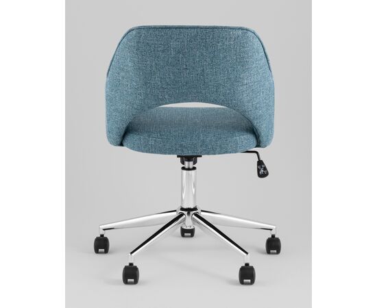 Кресло офисное Кларк рогожка синий, изображение 7 | Интернет магазин мебели и декора LifeDekor