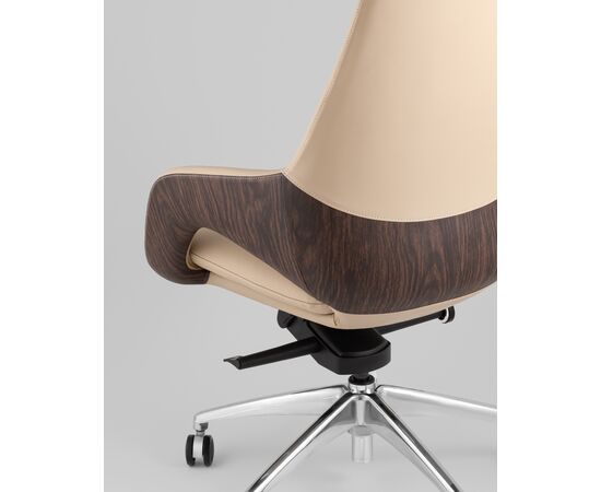 Кресло офисное TopChairs Reign бежевый, изображение 9 | Интернет магазин мебели и декора LifeDekor