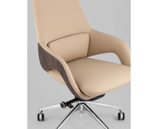 Кресло офисное TopChairs Reign бежевый, изображение 10 | Интернет магазин мебели и декора LifeDekor