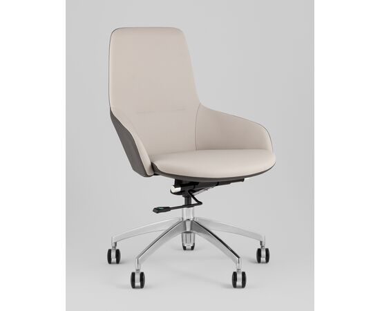 Кресло офисное TopChairs Soulo светло-серый, серый, изображение 2 | Интернет магазин мебели и декора LifeDekor