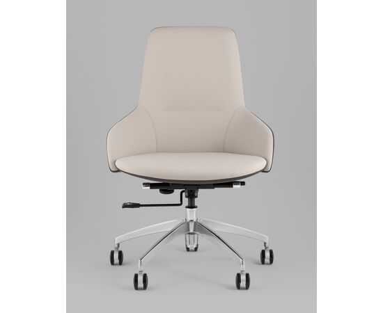 Кресло офисное TopChairs Soulo светло-серый, серый, изображение 5 | Интернет магазин мебели и декора LifeDekor