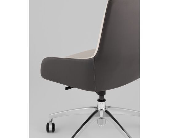 Кресло офисное TopChairs Soulo светло-серый, серый, изображение 9 | Интернет магазин мебели и декора LifeDekor