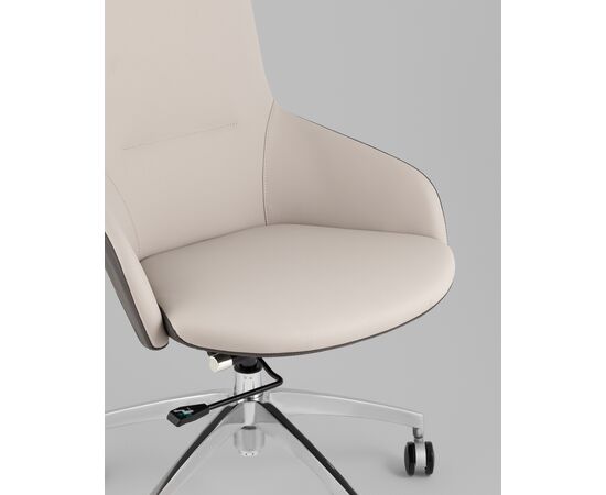 Кресло офисное TopChairs Soulo светло-серый, серый, изображение 10 | Интернет магазин мебели и декора LifeDekor