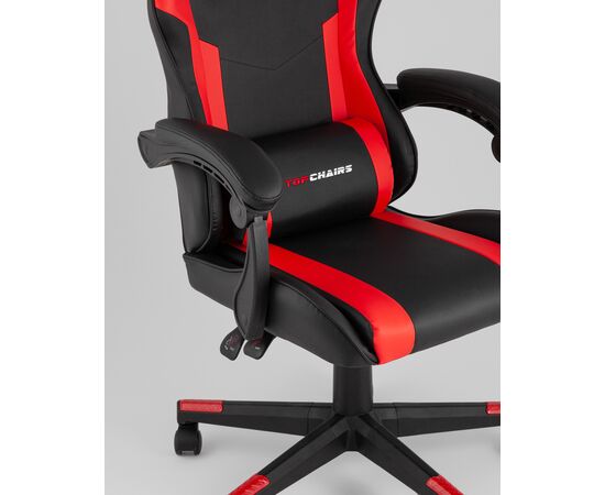 Кресло спортивное TopChairs Commander черно-красный, изображение 10 | Интернет магазин мебели и декора LifeDekor
