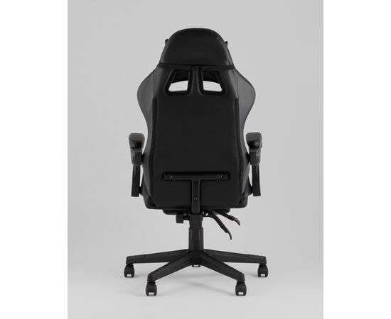 Кресло спортивное TopChairs Prophet с оттоманкой черный, изображение 8 | Интернет магазин мебели и декора LifeDekor