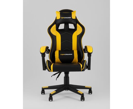 Кресло спортивное TopChairs Shadow черно-желтый, изображение 3 | Интернет магазин мебели и декора LifeDekor