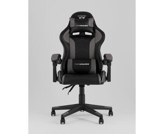 Кресло спортивное TopChairs Shadow черно-серый, изображение 5 | Интернет магазин мебели и декора LifeDekor