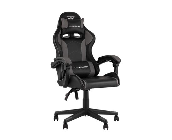 Кресло спортивное TopChairs Shadow черно-серый | Интернет магазин мебели и декора LifeDekor