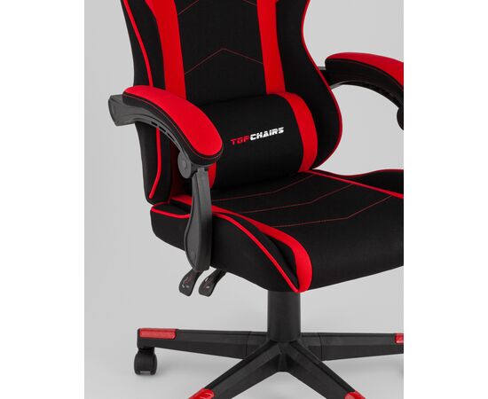 Кресло спортивное TopChairs Shadow ткань черно-красный, изображение 10 | Интернет магазин мебели и декора LifeDekor