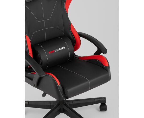 Кресло спортивное TopChairs Wyvern черно-красный, изображение 8 | Интернет магазин мебели и декора LifeDekor