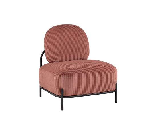 Кресло Стоун велюр рельефный коралловый | Интернет магазин мебели и декора LifeDekor