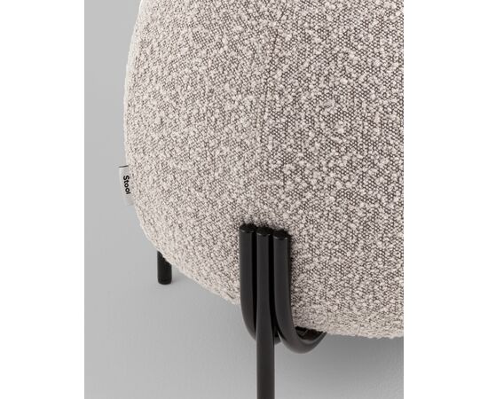 Пуф Флик new ткань букле серо-бежевый, изображение 6 | Интернет магазин мебели и декора LifeDekor