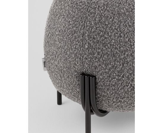 Пуф Флик new ткань букле тёмно-серый, изображение 6 | Интернет магазин мебели и декора LifeDekor