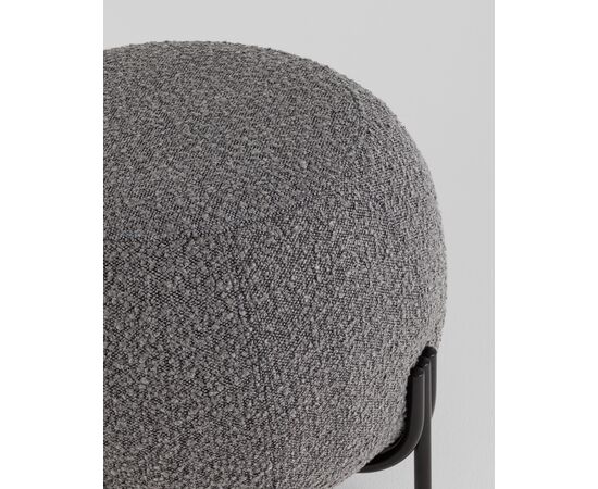Пуф Флик new ткань букле тёмно-серый, изображение 5 | Интернет магазин мебели и декора LifeDekor