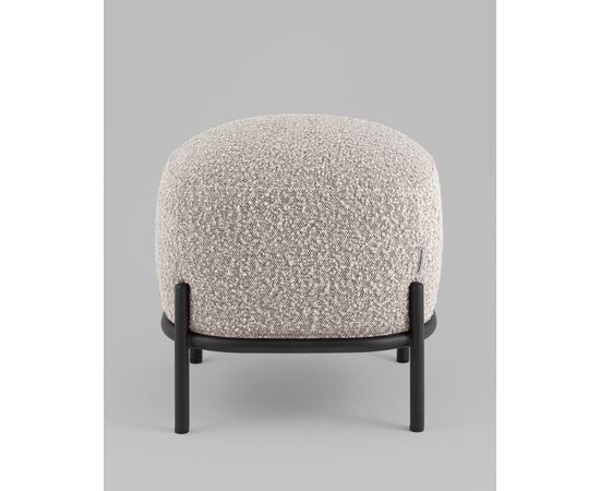 Пуф Стоун ткань букле серо-бежевый, изображение 5 | Интернет магазин мебели и декора LifeDekor