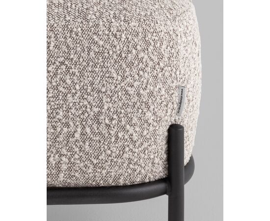 Пуф Стоун ткань букле серо-бежевый, изображение 7 | Интернет магазин мебели и декора LifeDekor