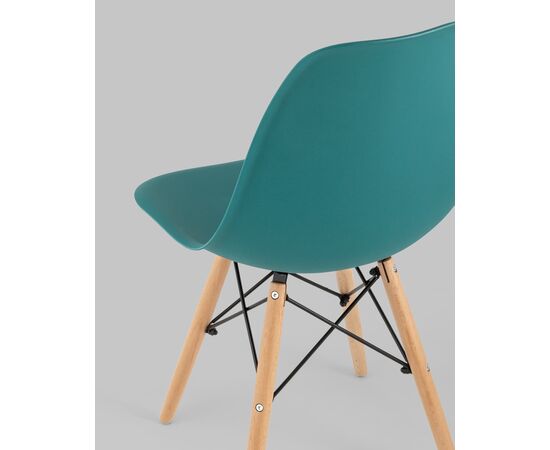 Стул Eames Style DSW темно-бирюзовый x4 (разборный каркас), изображение 10 | Интернет магазин мебели и декора LifeDekor