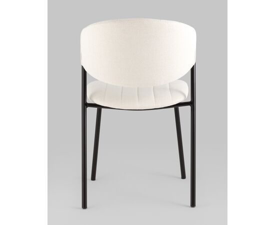 Стул Харпер ткань рогожка молочный, изображение 5 | Интернет магазин мебели и декора LifeDekor